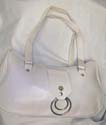 Double round chain PVC imitation purse