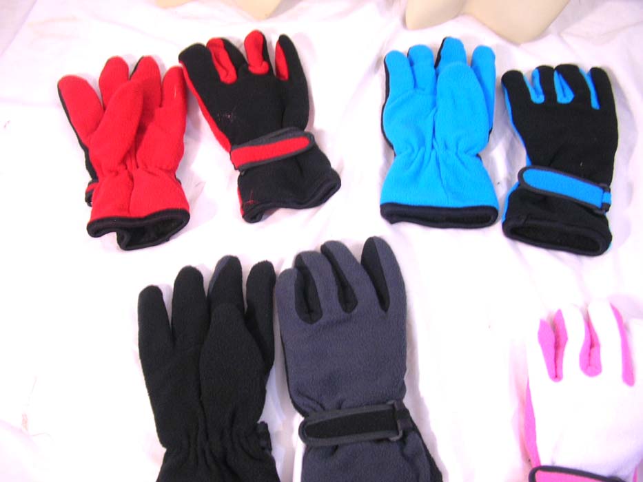 Discount assorted winter ployester glove wholesale 