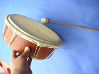 native handheld drum made in Bali Indonesia