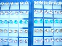 Assortment of seasonal fashion rhinestone studs earring