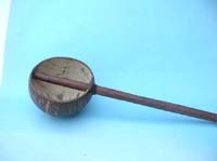 Half coconut shell musical instrument