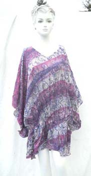 Freely style bat wings desing summer fashion tie dye shirt top with slim waist strings belt design 