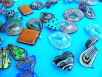 Stylish fashion hand blown glass pendant