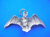 Bat bronze pendant