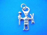 Tribal fashion bronze pendant
